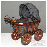 Vintage Style Decorative Baby Stroller.