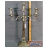 Fantastic 3 Arm Silver Finish Candelabra.