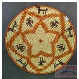 Massive 25' Native Am. Style Coiled Basket.