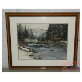 'Maroon Creek to Buttermilk' Jagman Watercolor.