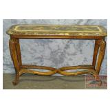 Fancy Carved Console Table.