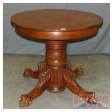 Wonderful Round Parlor Table W/ Claw Feet.