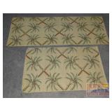 2 Hawaiian Rugs Accent Rugs.