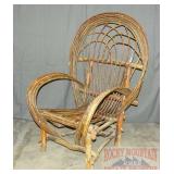 Fantastic Hand Made, High Back Willow Chair.