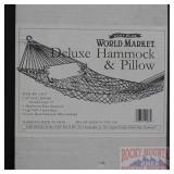 New in Box, Deluxe Hammock & Pillow.