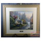 'The Forest Chapel' Thomas Kinkade Print.