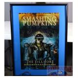 Smashing Pumpkins Framed Concert Poster.