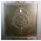 Neat Vintage Heavy Cast Iron Door.