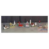 9 Asst. 'Little Light of Mine' Lighthouses & More.