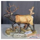 "Gentle Giant" Porcelain Elk Figurine.