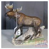 "Timberland Moose" Porcelain Figurine.