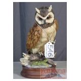 Porcelain Owl Figurine.