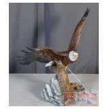 Porcelain Eagle in Flight Figurine.