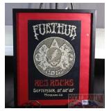 Furthur Framed Concert Poster, Signed.