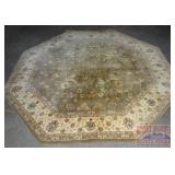 9'9'X9'9' Octagon Persian Style Rug.
