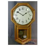 Sterling & Noble Regulator Style Wall Clock.