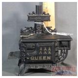 Queen 6.5" Cast Iron Toy Stove.