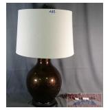 Nice Metallic Finish Table Lamp W/ Shade.