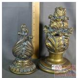 2 Decorative Composition Finials.