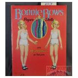 Vintage "Bonnie Bows" Paper Doll Book.