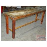 Wonderful Vintage "Door" Console Table.