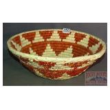 Hand Coiled Native Am. Style Basket.