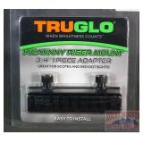 New TruGlo 3/4' 1 PC Picatinny Riser Mount.