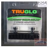 New TruGlo 1" 1 PC Picatinny Riser Mount.