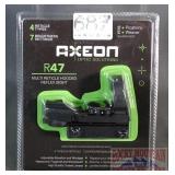 New Axeon R47 Multi-Reticle Hooded Reflex Sight.