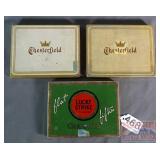 3 Neat Vintage Cigarette Tins.