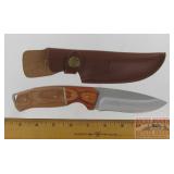 New Elk Ridge Hunting Knife W/ Sheath.