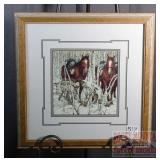 "Two Indian Horses" Doolittle Print.