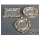 3 Small Decorative Mirrors.