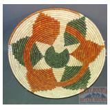 Massive 25' Native Am. Style Coiled Basket.