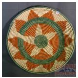 Massive 25' Native Am. Style Coiled Basket.