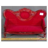 Fancy Victorian Style Doll Sofa.