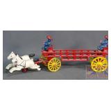 Cast Iron Fire Wagon.