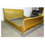 Fantastic Oakwood Interiors King Sleigh Bed.