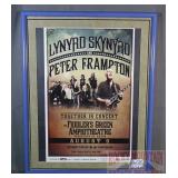 Lynyrd Skynyrd & Peter Frampton Framed Poster.