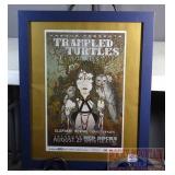 Trampled By Turtles Framed Concert Poster.