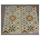 2 Decorative Accent Rugs.