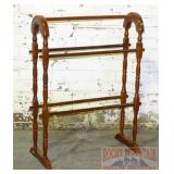 Nice Mahogany Bentwood Quilt Rack, 33.5"