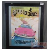 Rickie Lee Jones Framed Concert Poster.