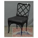 Black Bamboo Style Side Chair.