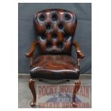 Stanley Furniture Leather Arm Chair.