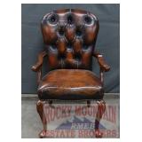 Stanley Furniture Leather Arm Chair.