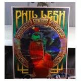 Phil Lesh & Friends Framed Foil Concert Poster.