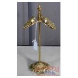 Victorian Style 12" Cast Brass Clip Stand.