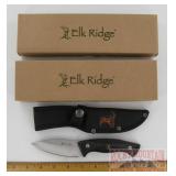 2 Elk Ridge Straight Blade Knives.