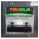 New TruGlo 1' 1 PC Picatinny Riser Mount.